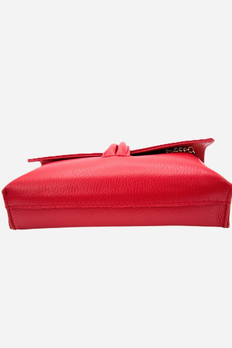 SOPHIE — Borsa a mano e tracolla in vera pelle rossa | Made in Italy