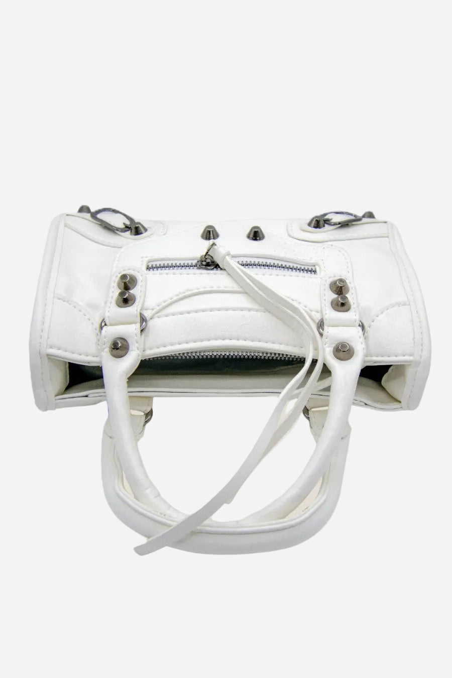VYVA Angel — Borsa a mano o tracolla in ecopelle bianca