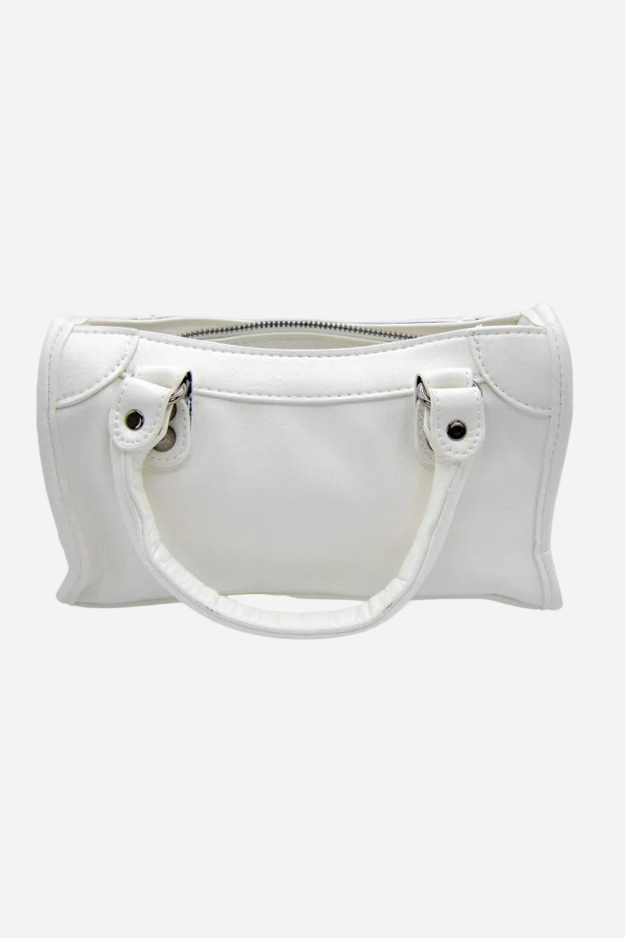 VYVA Angel — Borsa a mano o tracolla in ecopelle bianca