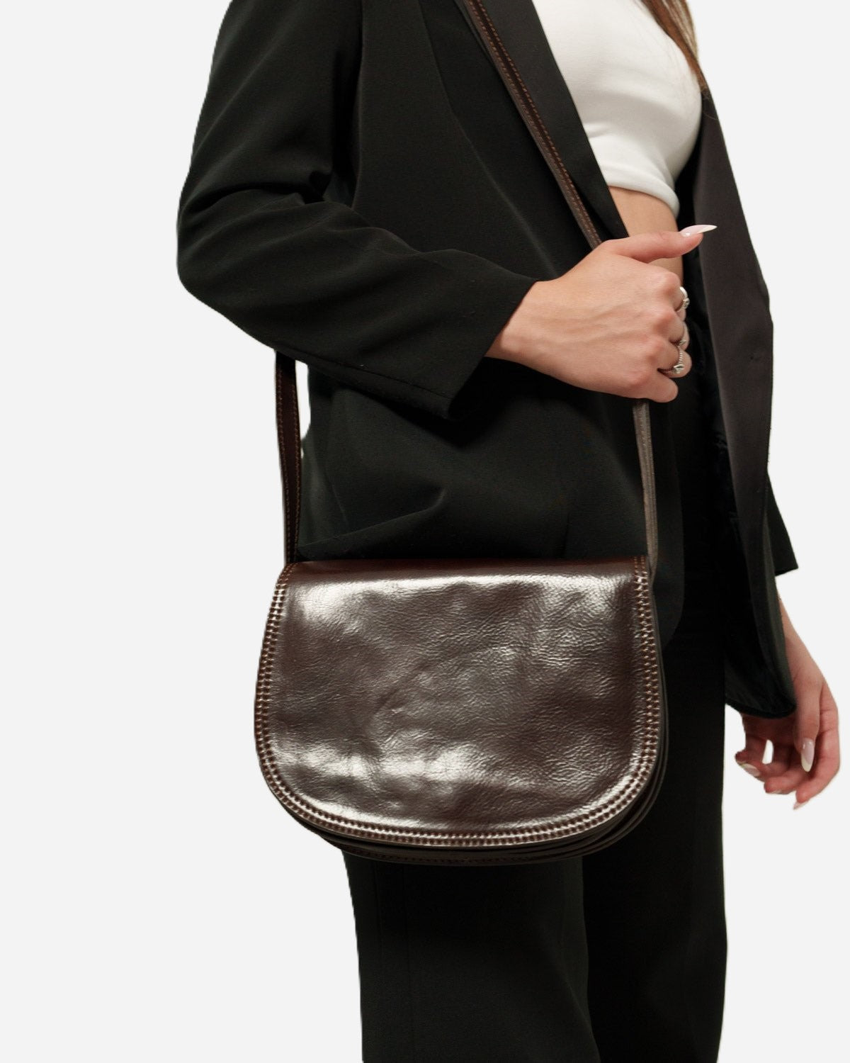 Borsa Donna Elena Vera Pelle Testa di Moro