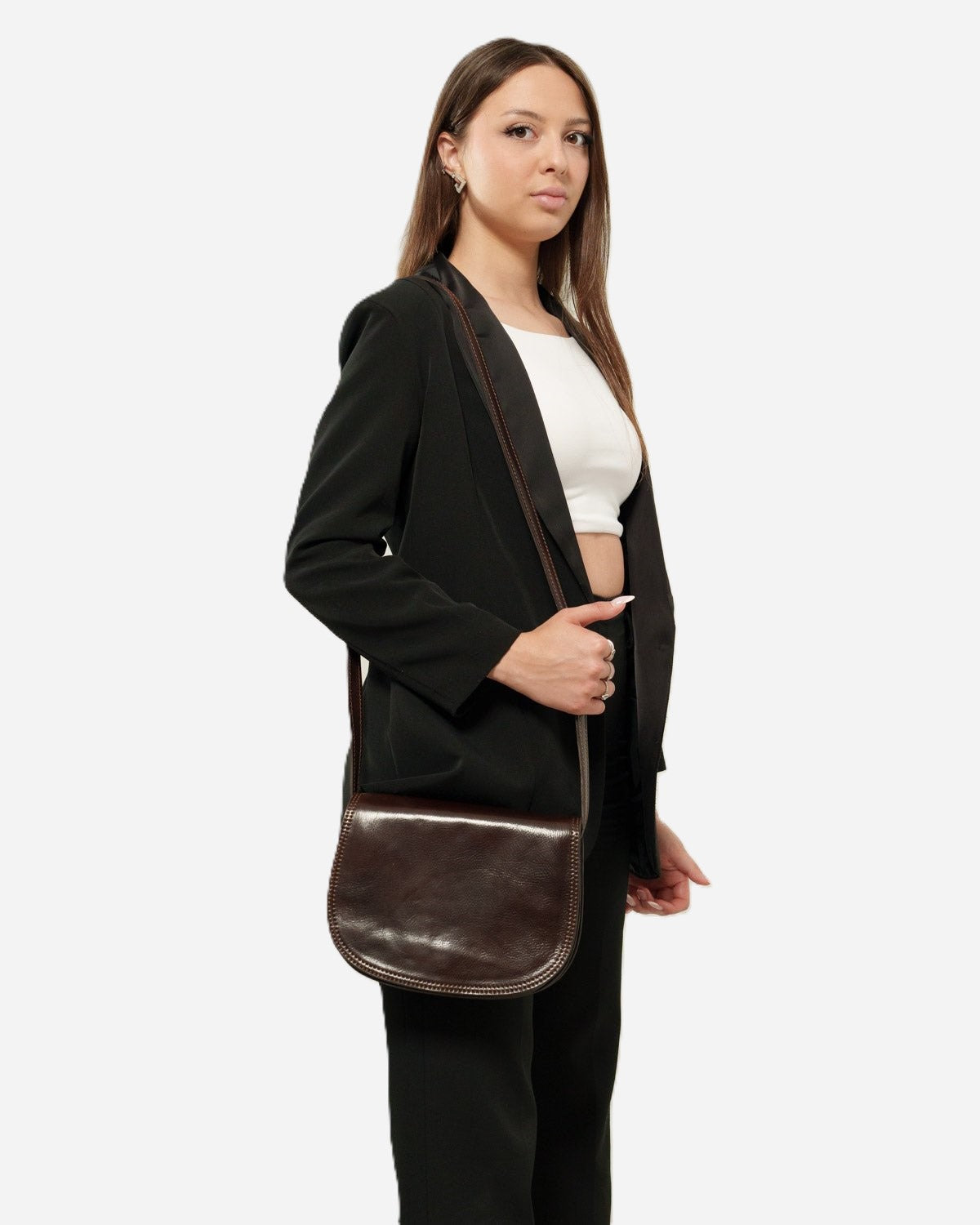 Borsa Donna Elena Vera Pelle Testa di Moro
