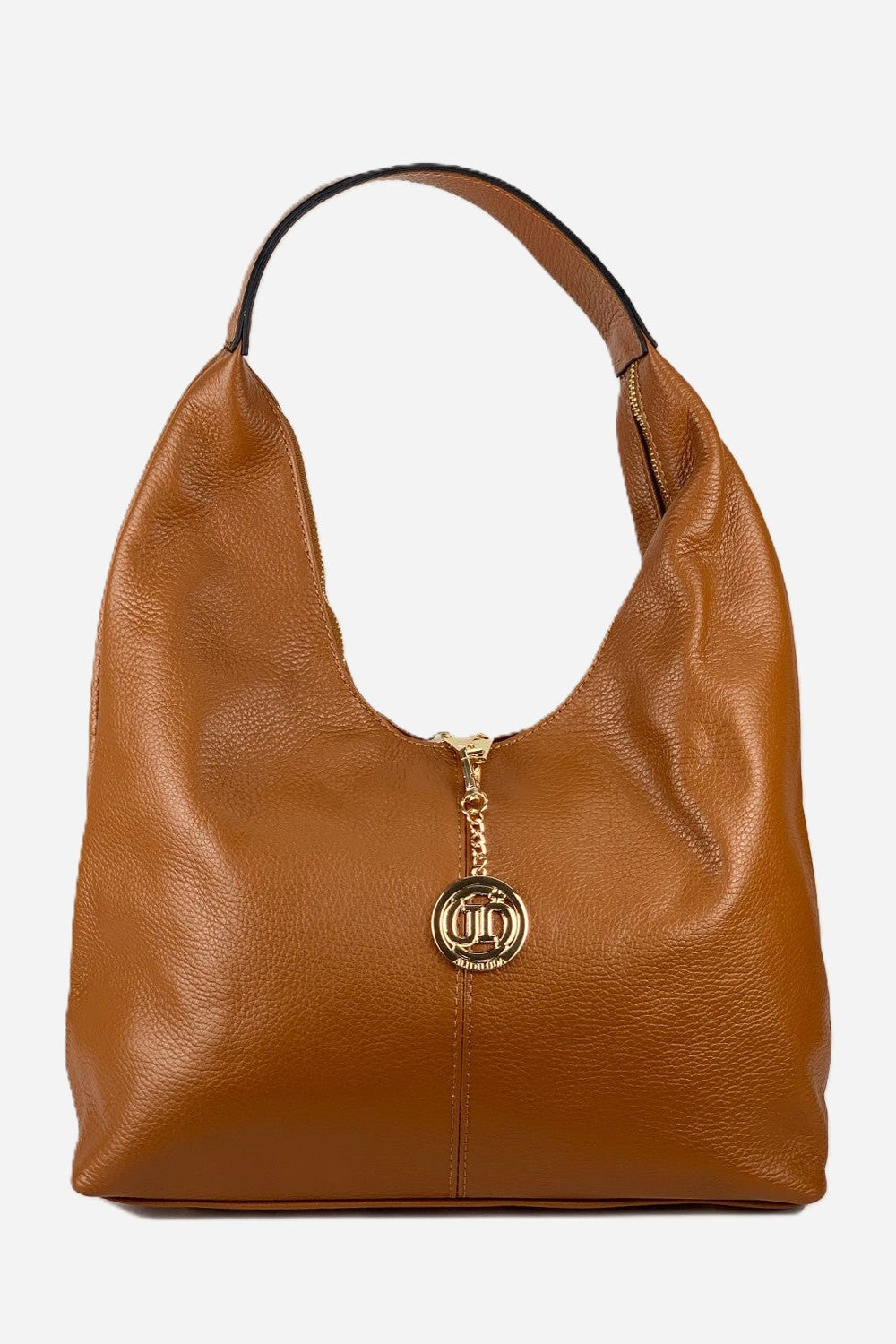 Borsa Hobo Donna LAURA in Vera Pelle Marrone | Made in Italy
