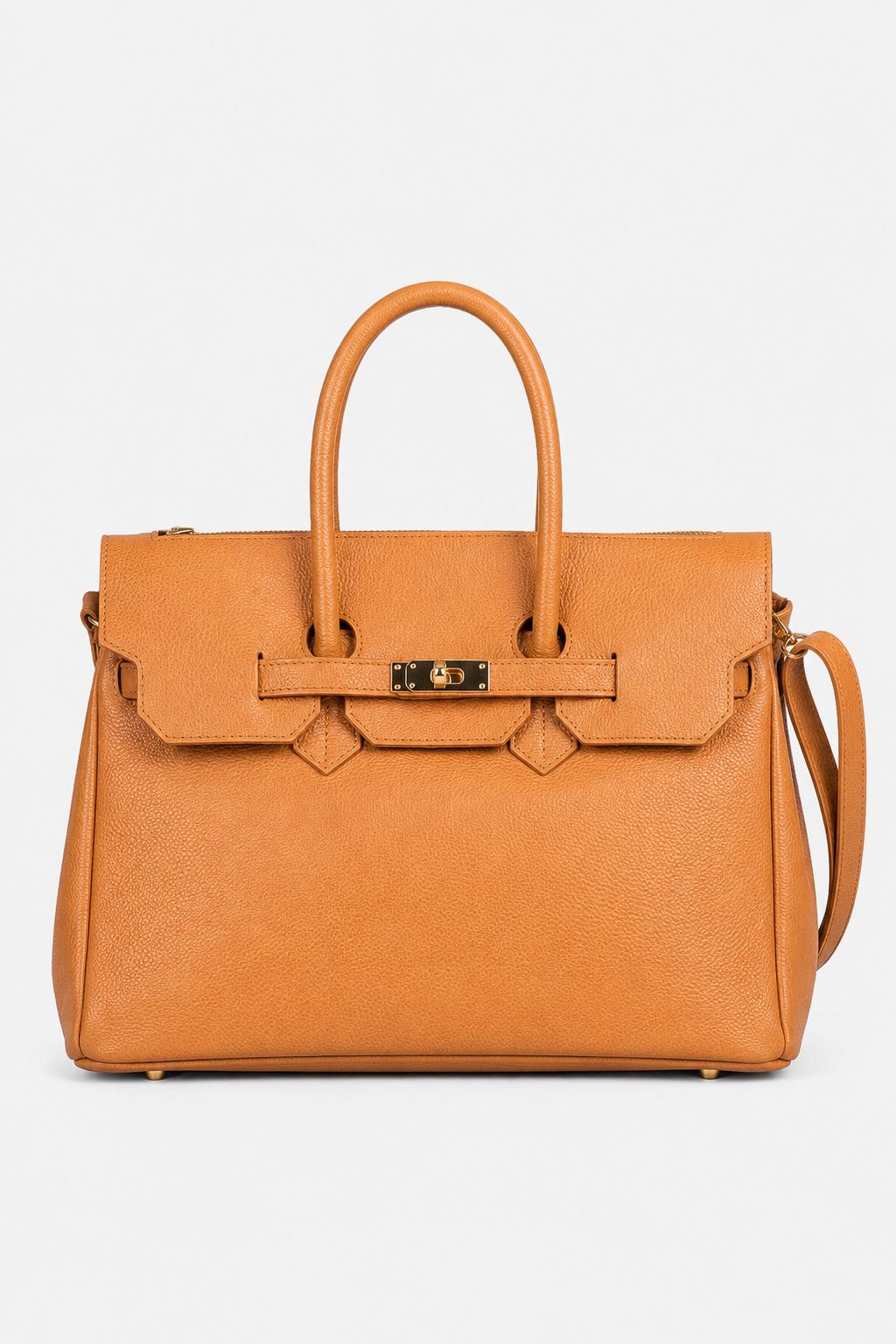 Borsa donna LUNA in vera pelle cammello