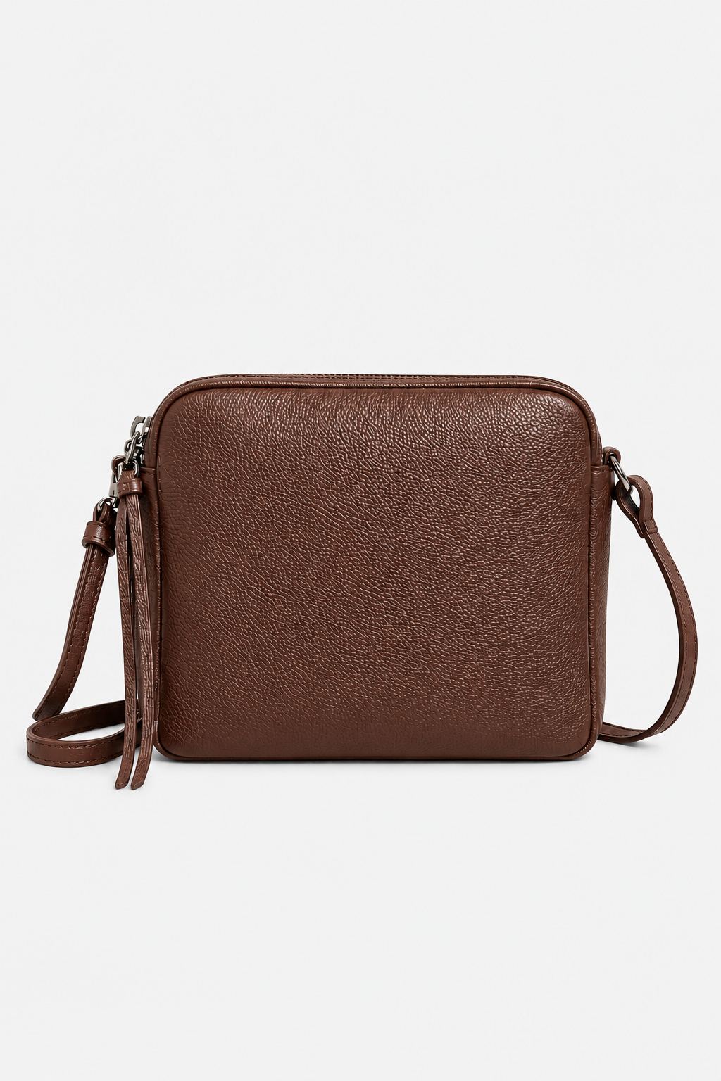 EDVIGE — Borsa a spalla in vera pelle marrone | Made in Italy