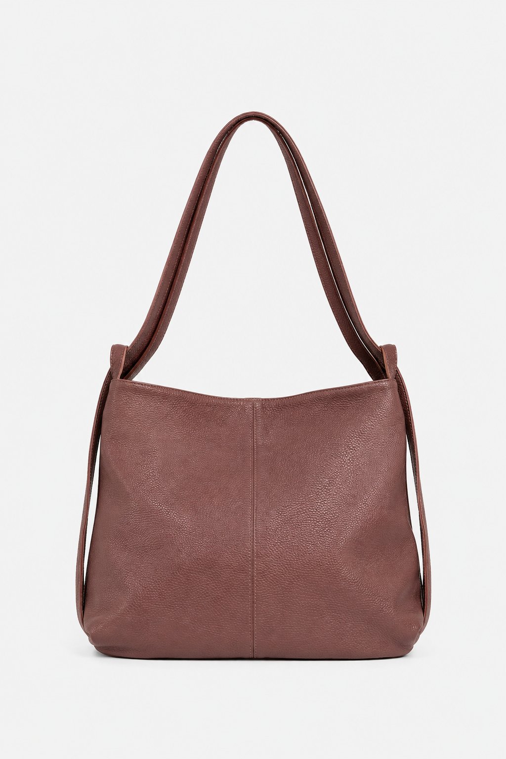 Borsa a Spalla Zaino Donna Francesca in Vera Pelle Marrone | Made in Italy
