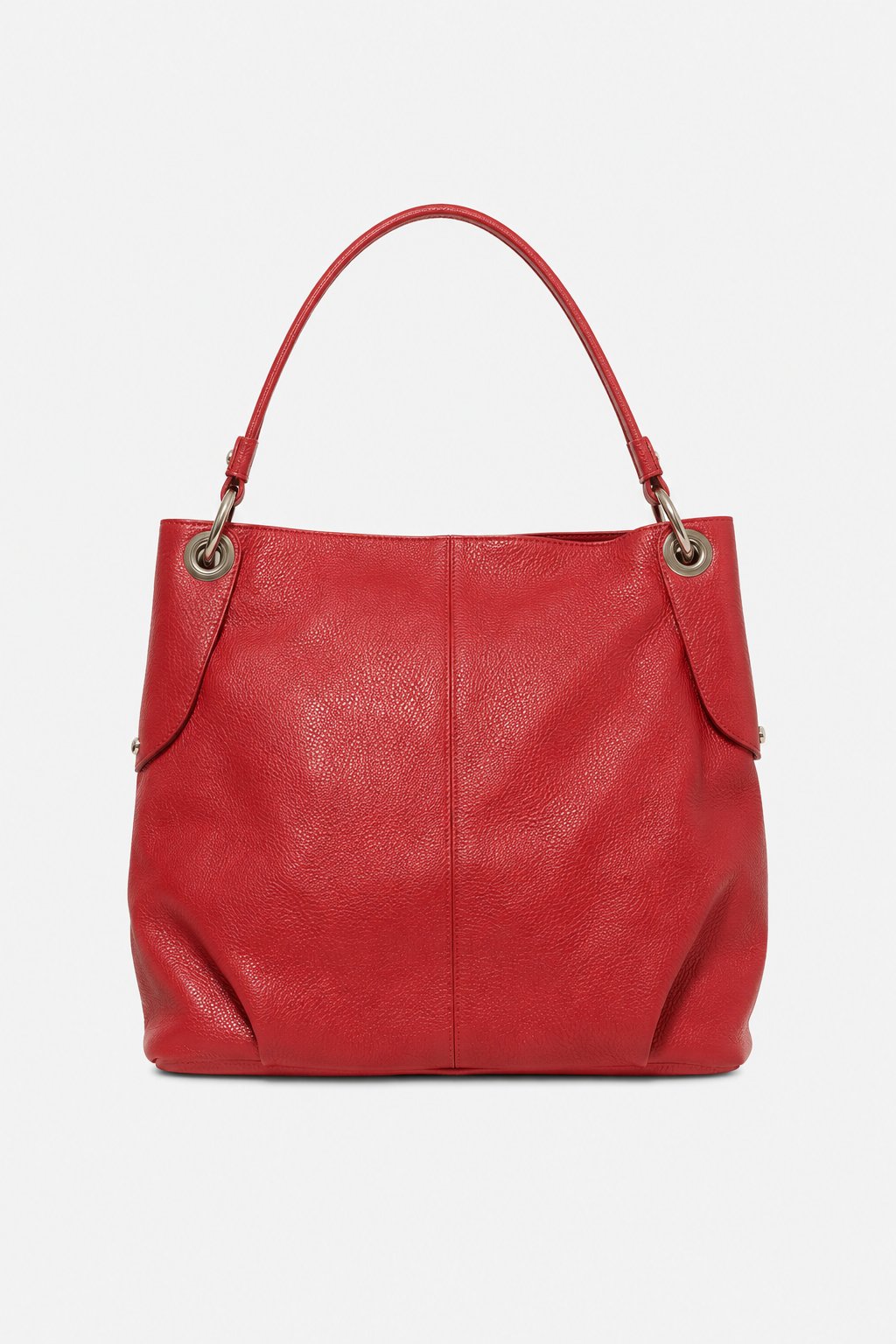 Borsa a Mano Donna GIULIANA in Vera Pelle Rosso | Made in Italy