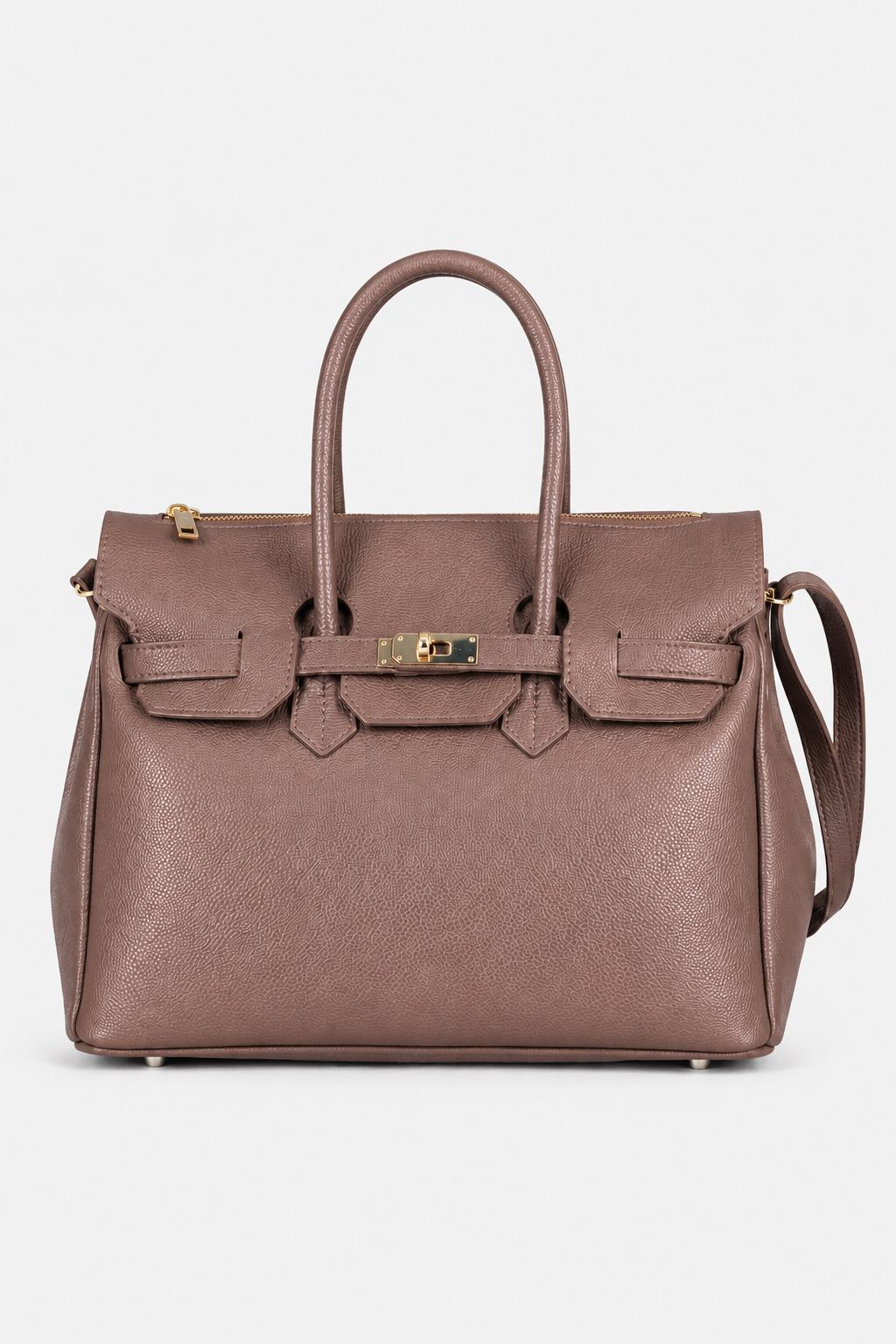Borsa donna LUNA in vera pelle taupe