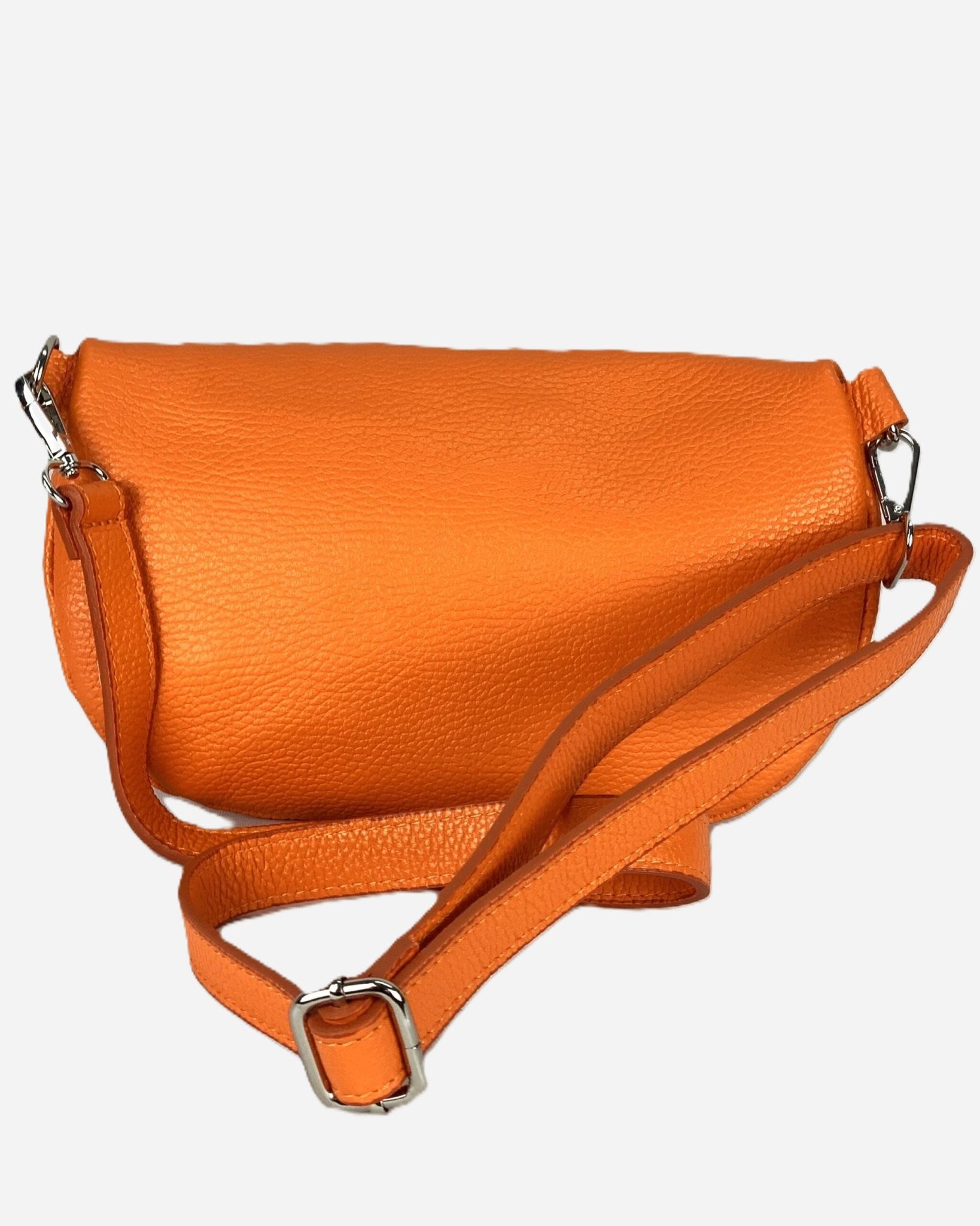 Marsupio Donna EMMA in Vera Pelle Arancio | Made in Italy
