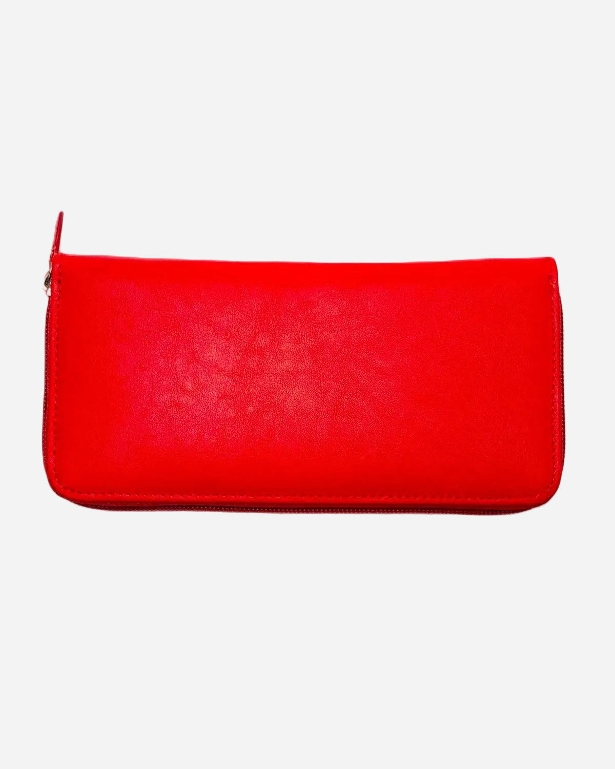 Minerva Women's Wallet Coin Purse Card Holder in Genuine Red Handcrafted Leather