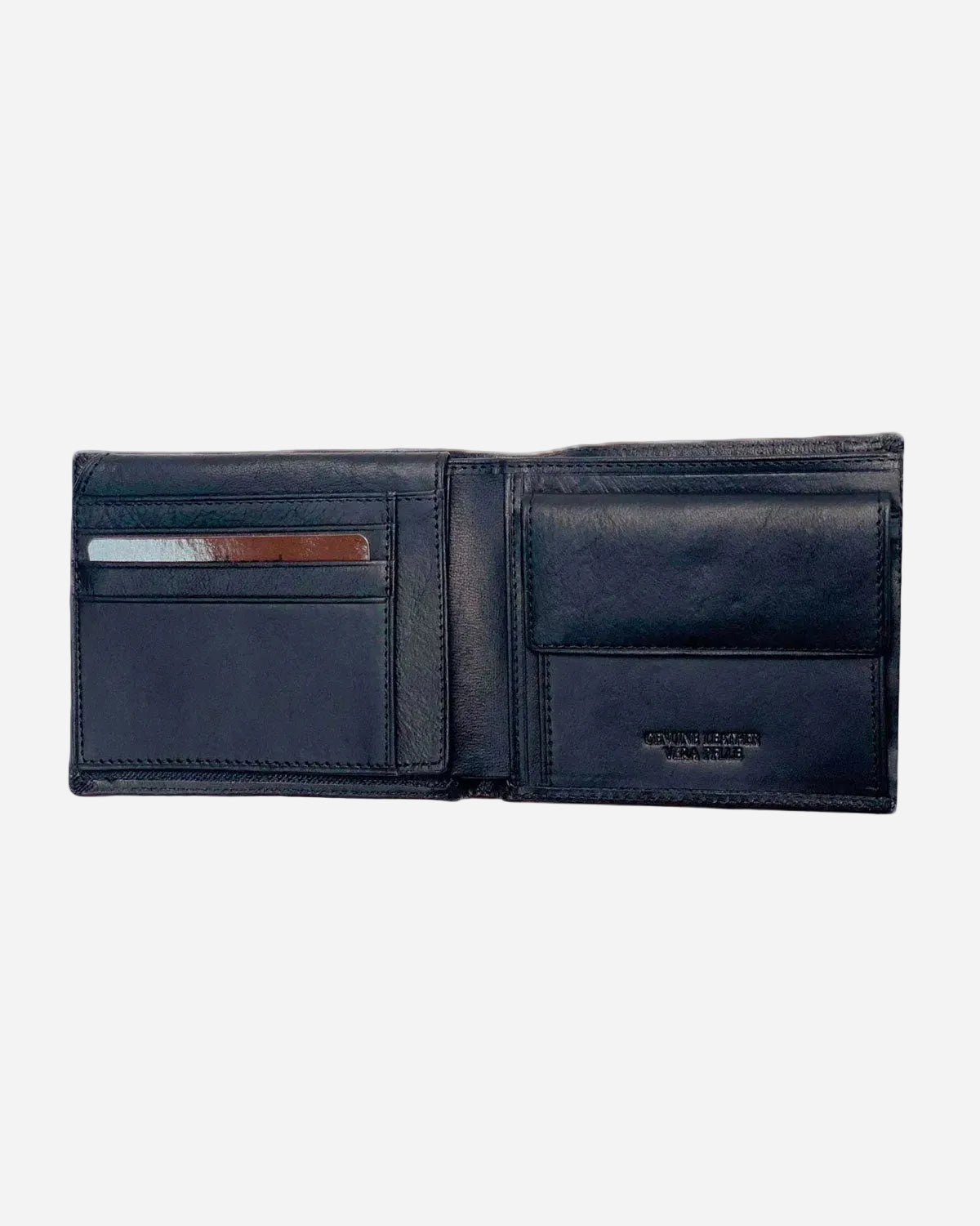 Portafoglio uomo ERCOLE in vera pelle nero