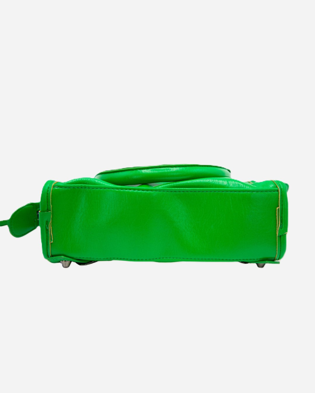 VYVA Neon — Borsa a mano o tracolla in ecopelle verde
