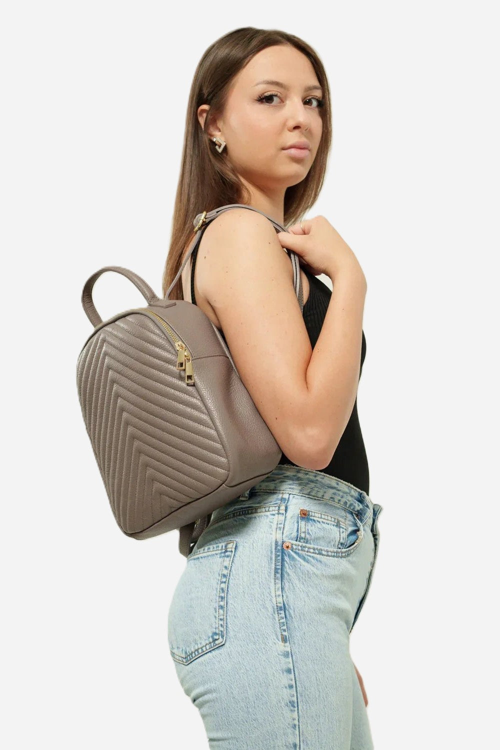 Zaino Donna CINZIA in Vera Pelle Smog | Made in Italy