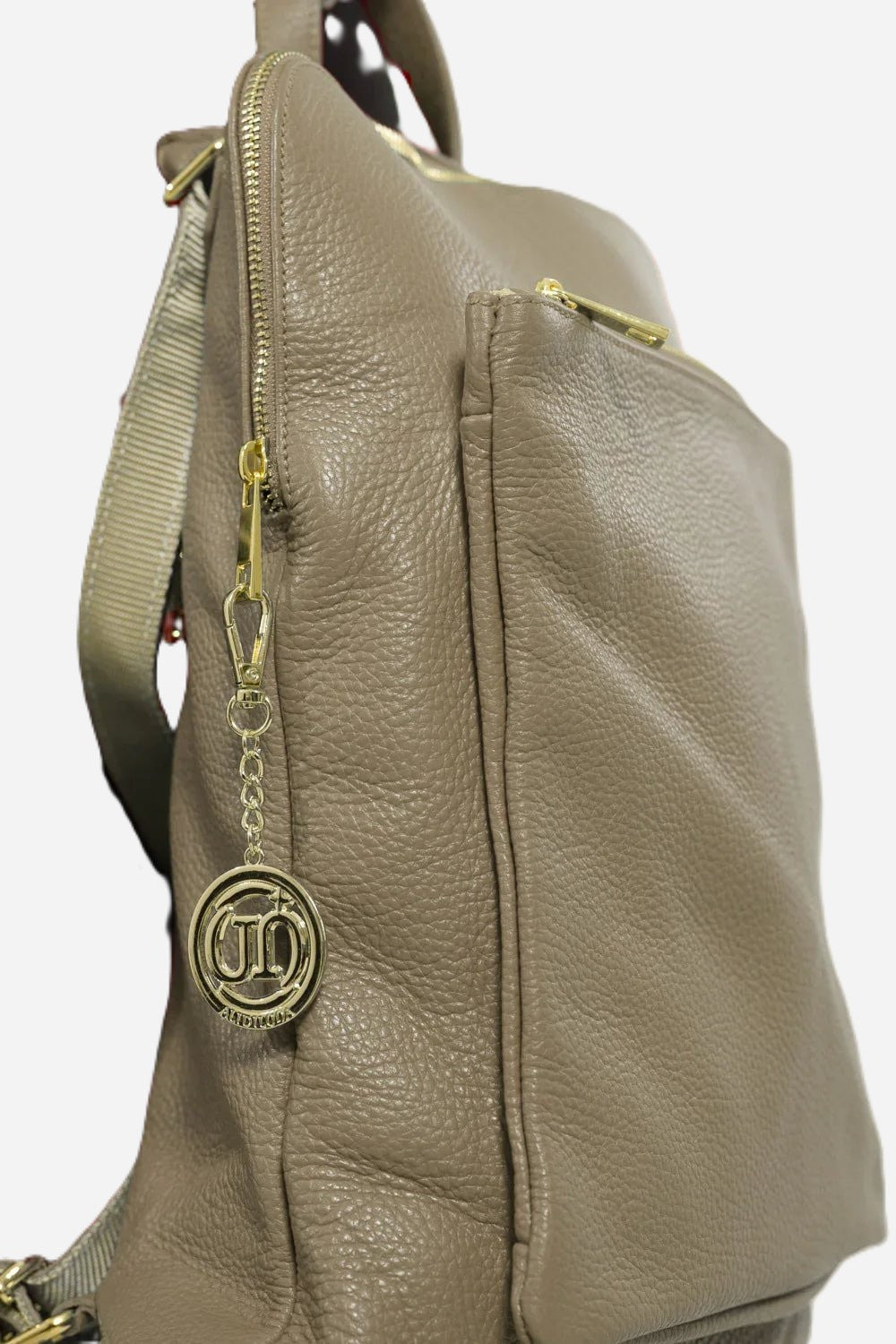Zaino donna CRISTINA in vera pelle fango | Made in Italy