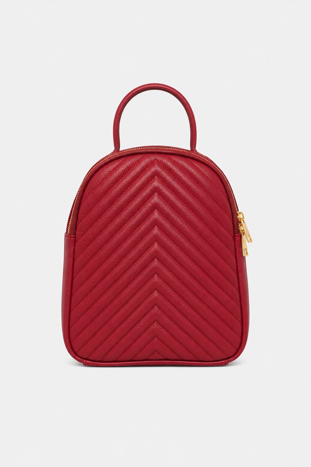 Zaino Donna CINZIA in Vera Pelle Rosso | Made in Italy