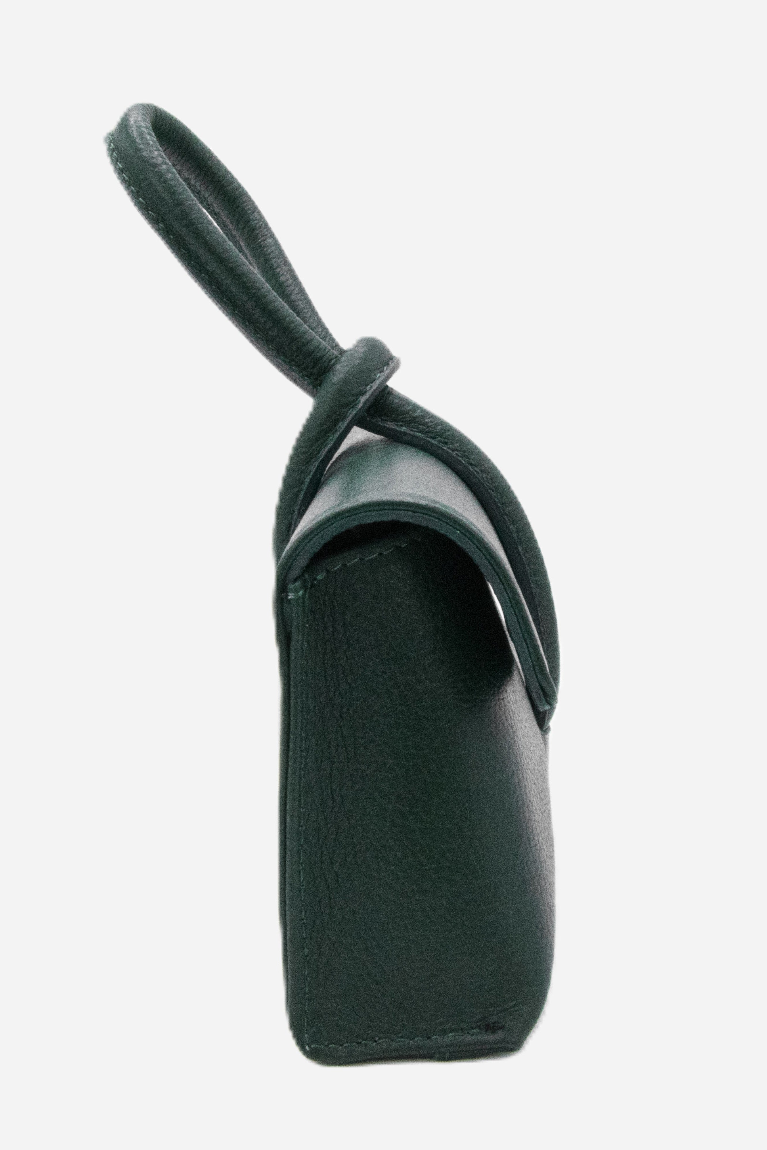 Sophie Green Leather Handbag and Shoulder Bag