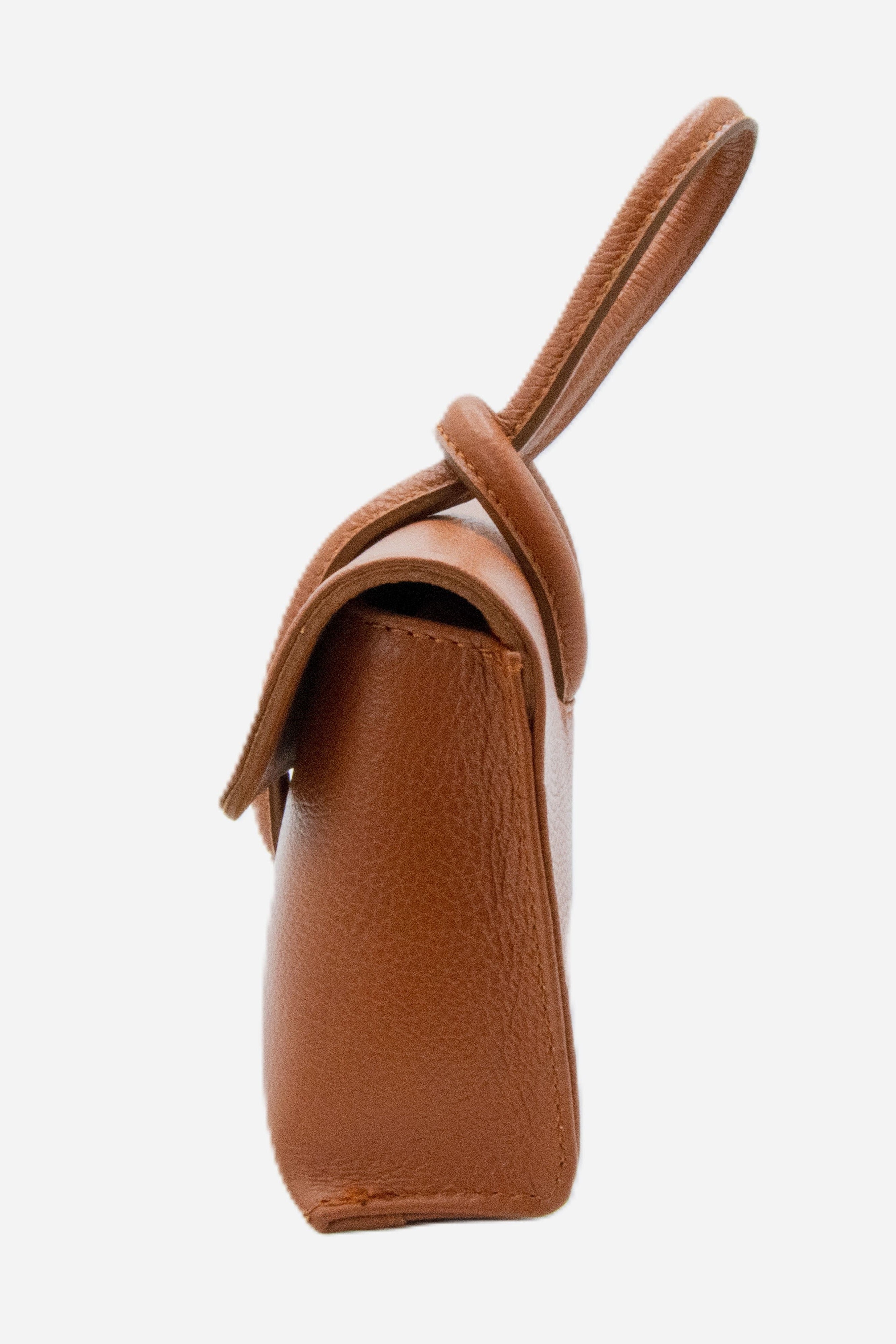 Sophie Cognac Leather Handbag and Shoulder Bag