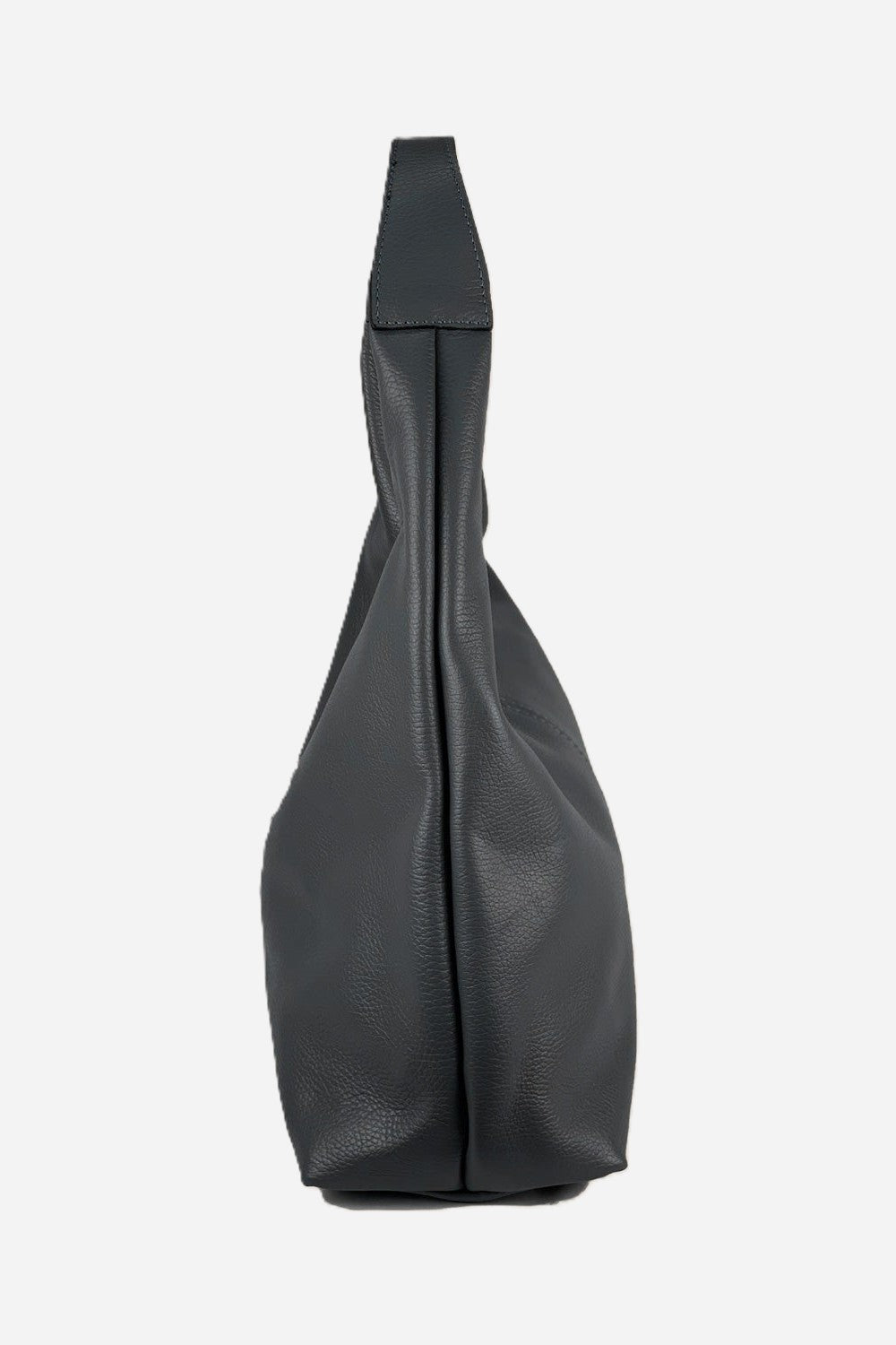 Borsa Hobo Donna LAURA in Vera Pelle Nero | Made in Italy