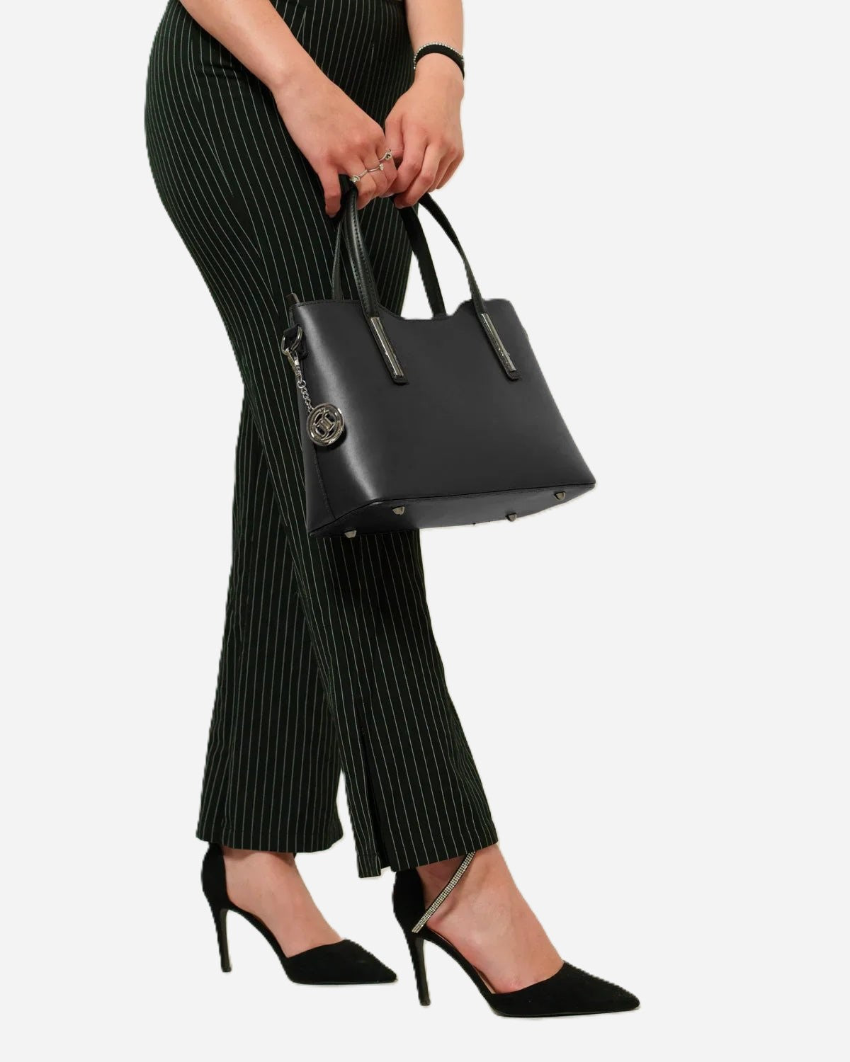 Borsa donna ADELE in vera pelle nero
