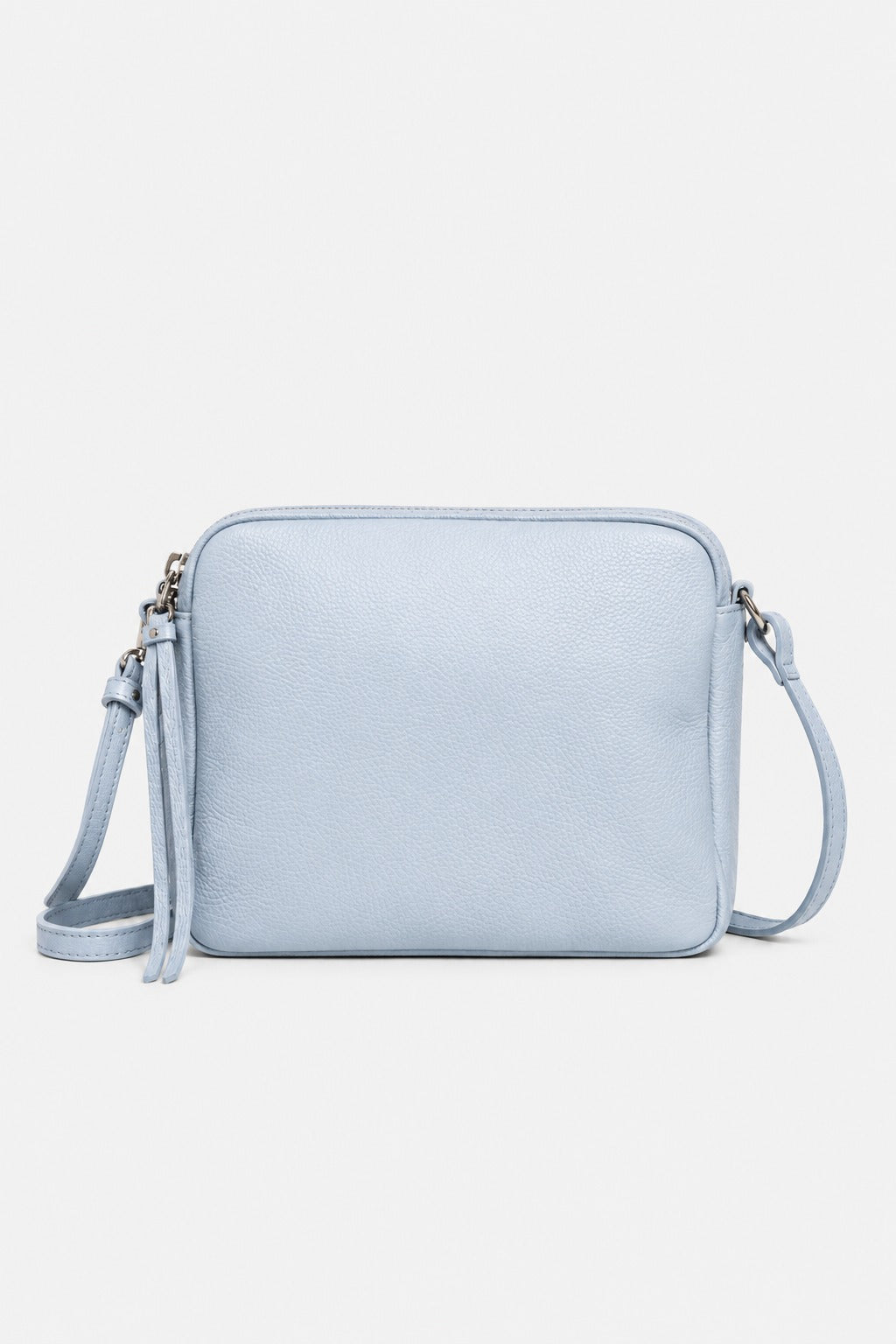 EDVIGE — Borsa a spalla in vera pelle celeste | Made in Italy