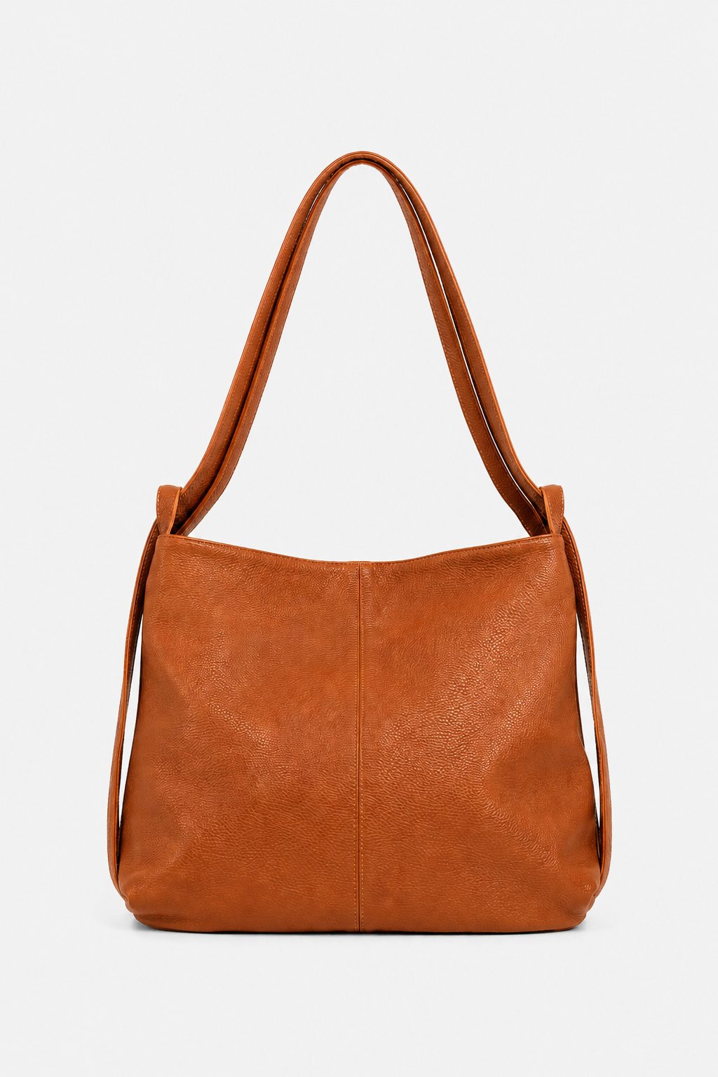 Borsa a Spalla Donna Francesca in Vera Pelle Cognac | Made in Italy