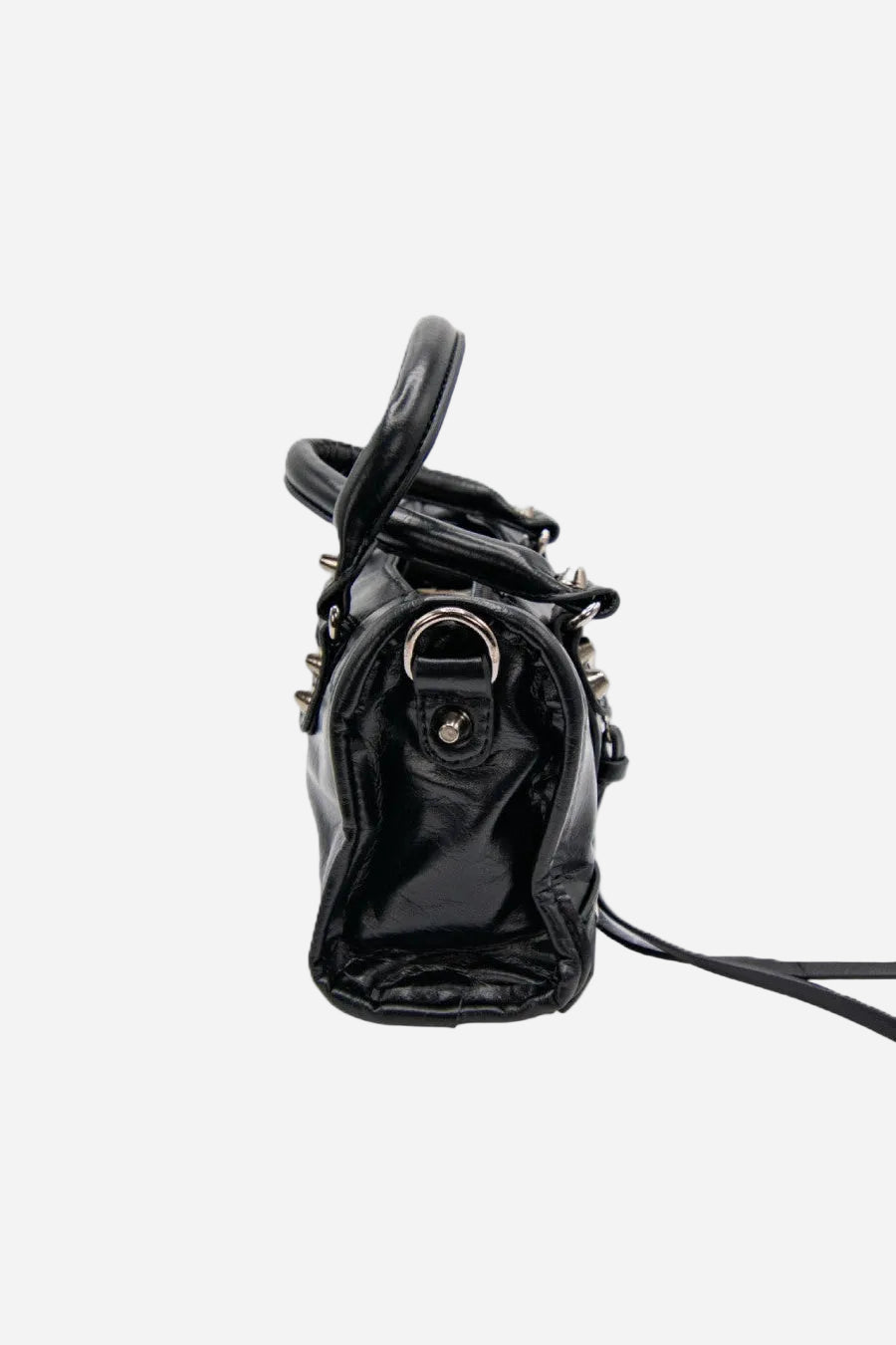 VYVA Rebel — Borsa a mano o tracolla in ecopelle nera