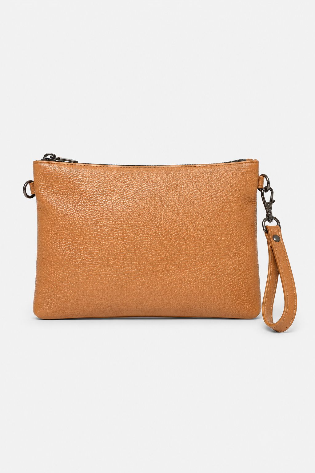 CHIARA — Pochette a tracolla in vera pelle cognac | Made in Italy