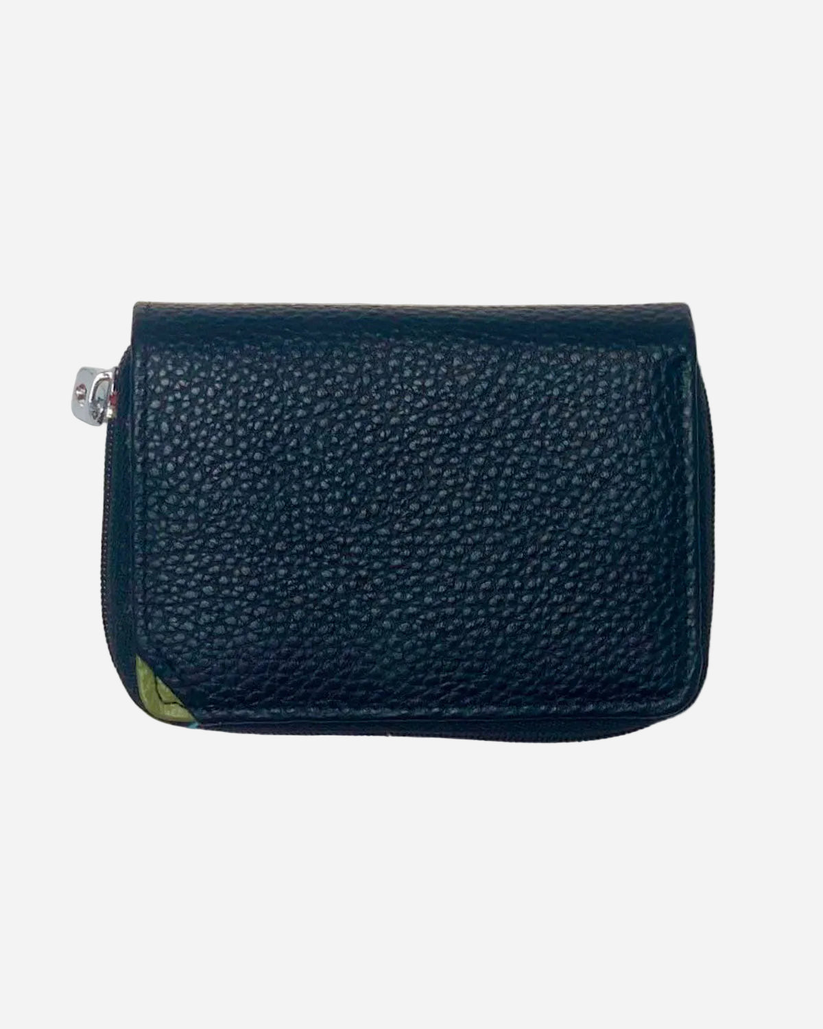 Portafoglio Portamonete Porta Carte donna Afrodite in vera pelle artigianale Nero - Alidiluna