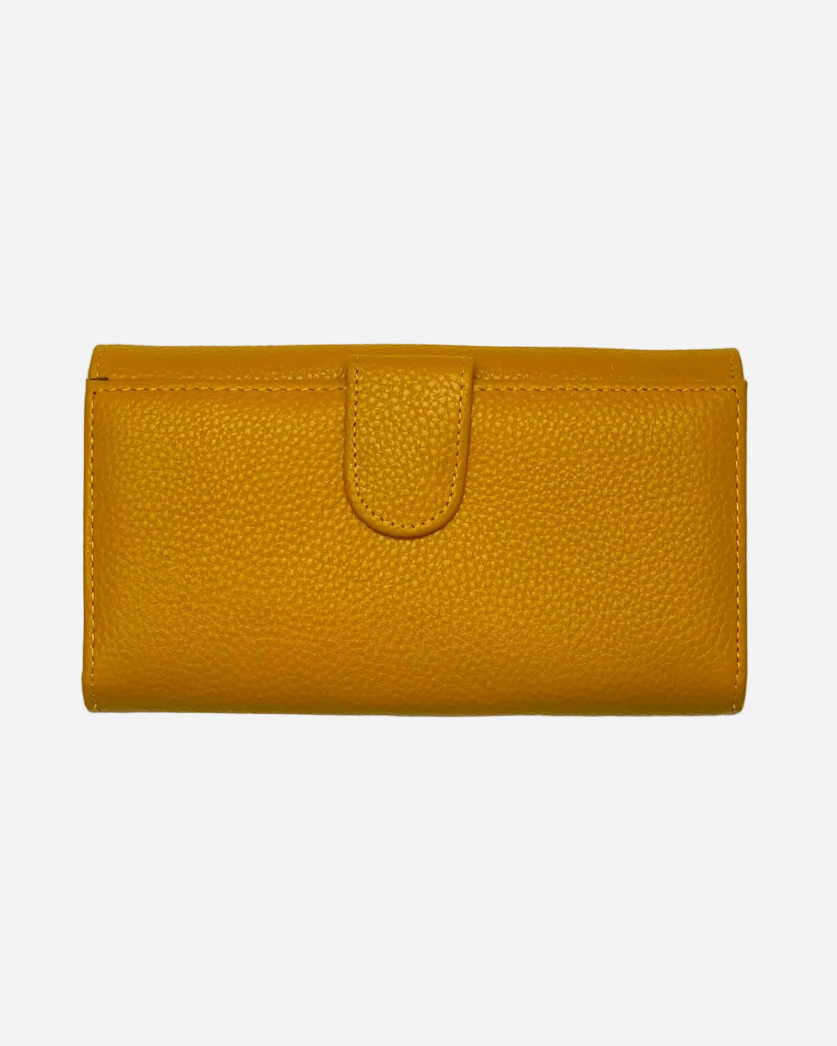 Portafoglio Portamonete Porta Carte donna Athena in vera pelle artigianale Giallo - Alidiluna