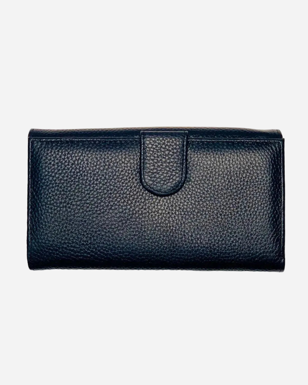 Portafoglio Portamonete Porta Carte donna Athena in vera pelle artigianale Nero made in italy - Alidiluna