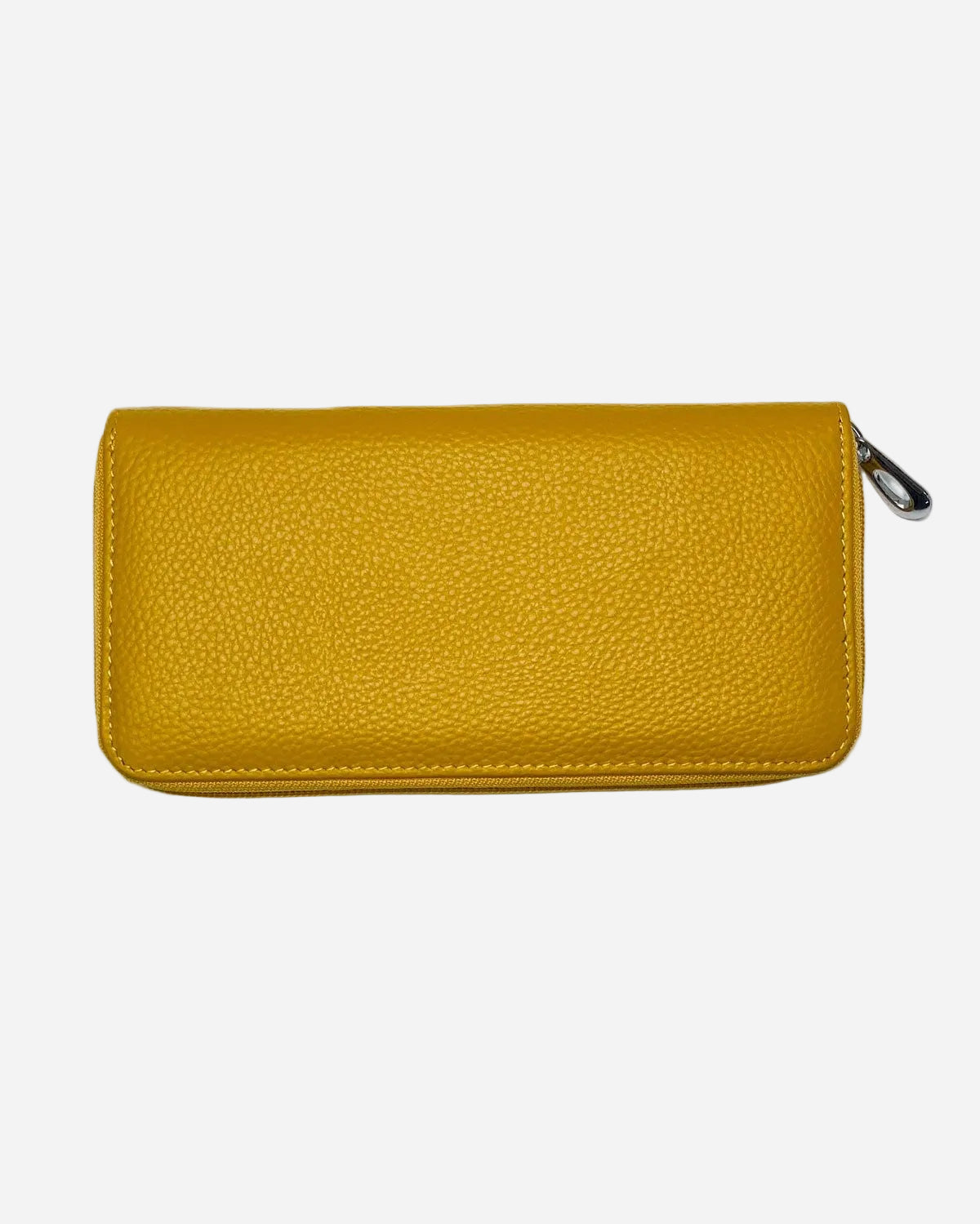 Portafoglio donna GIUNONE in vera pelle giallo