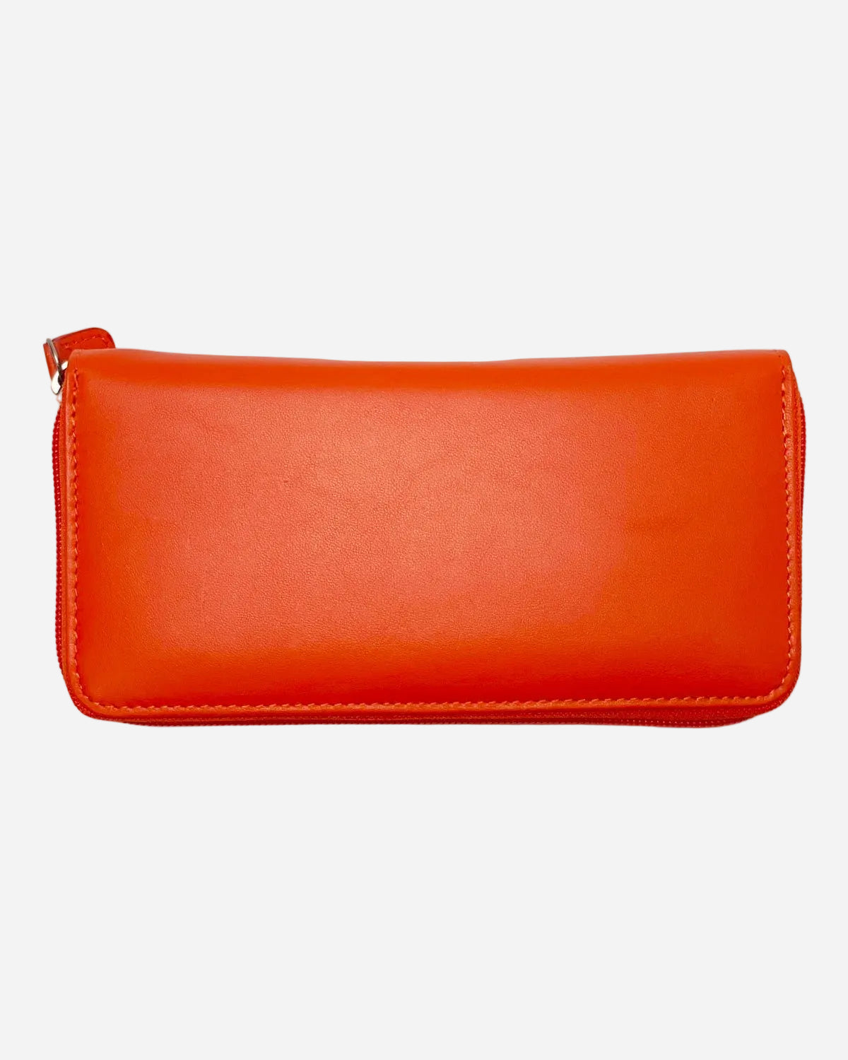 Portafoglio donna MINERVA in vera pelle arancione