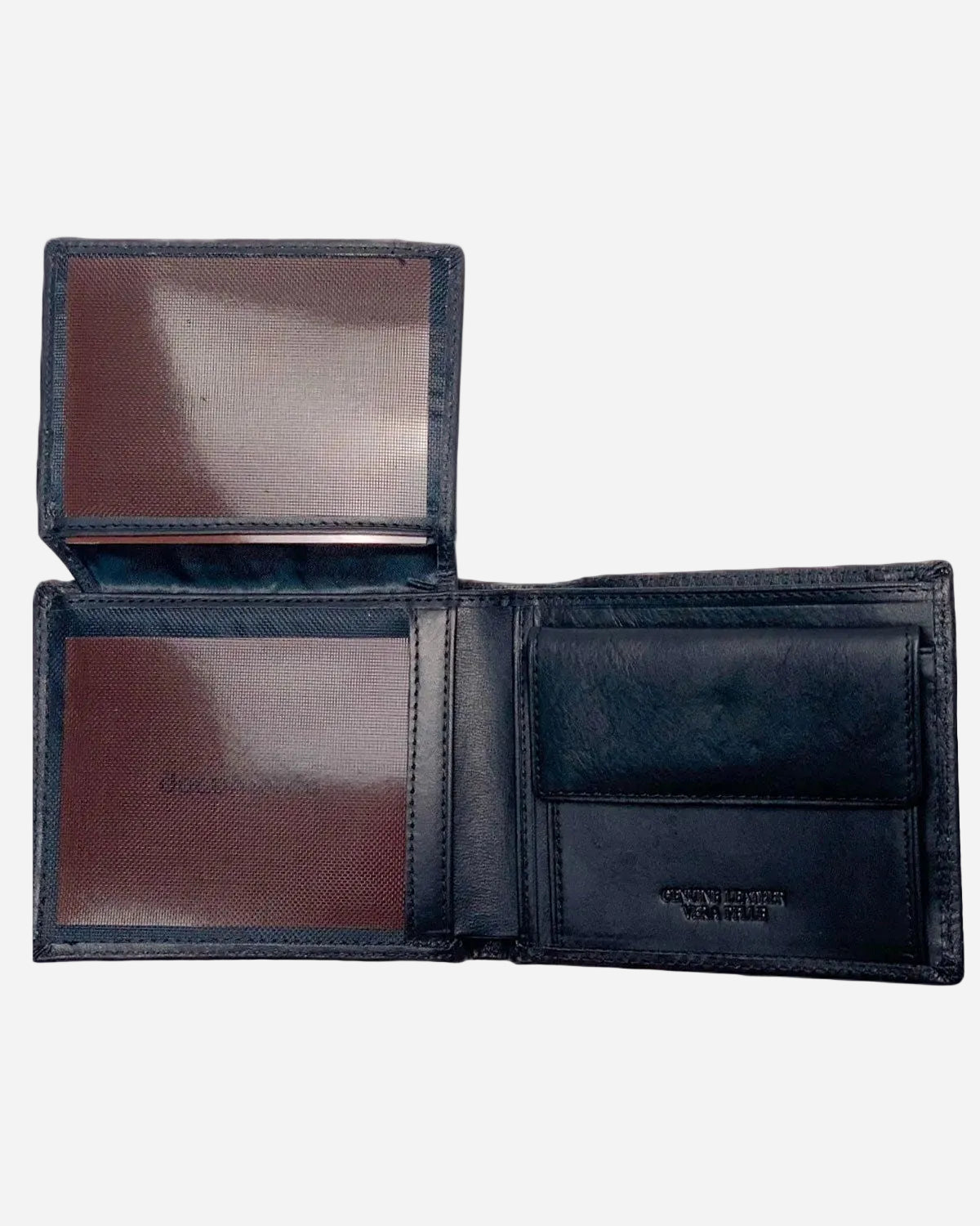Portafoglio uomo ERCOLE in vera pelle nero