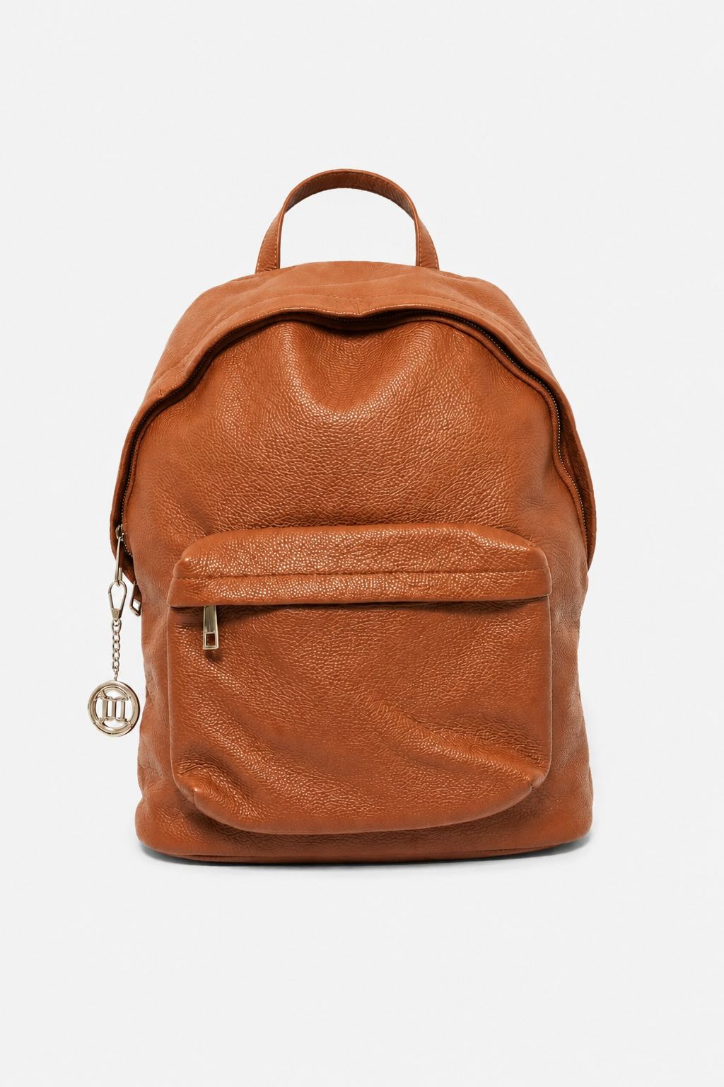 Zaino donna FEDERICA in vera pelle cognac