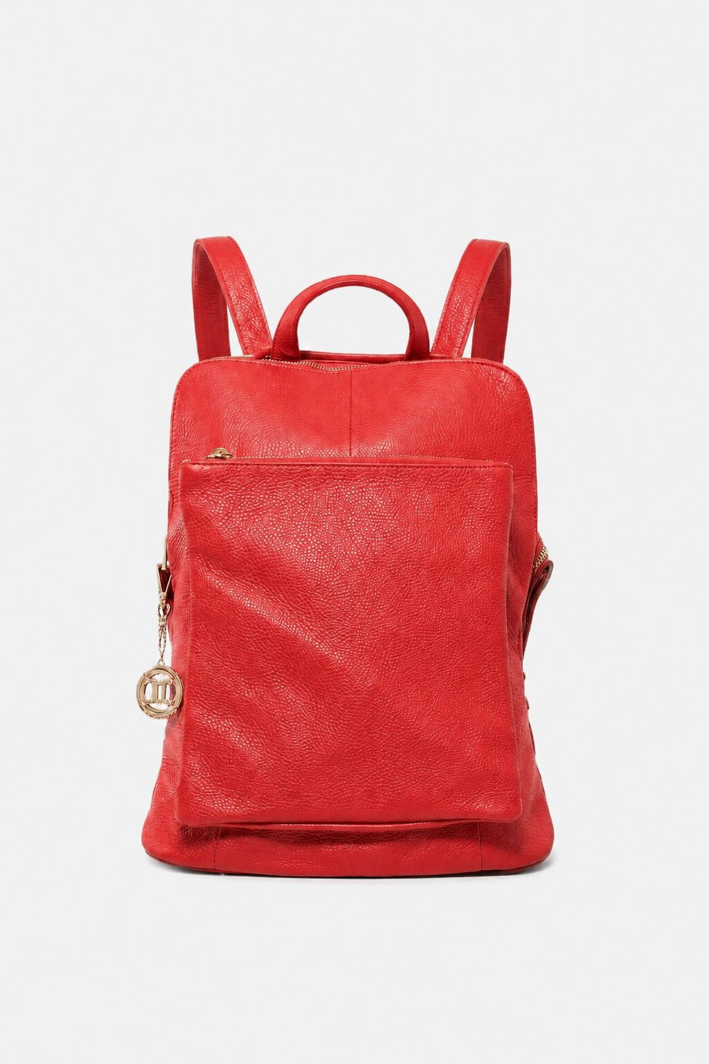 ROSALBA — Zaino in vera pelle rossa con porta laptop | Made in Italy